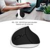 Left Hand Vertical Mouse 2.4G Wireless Vertical Ergonomic Mouse Rechargble Mouse with USB Adapter   DPI for PC