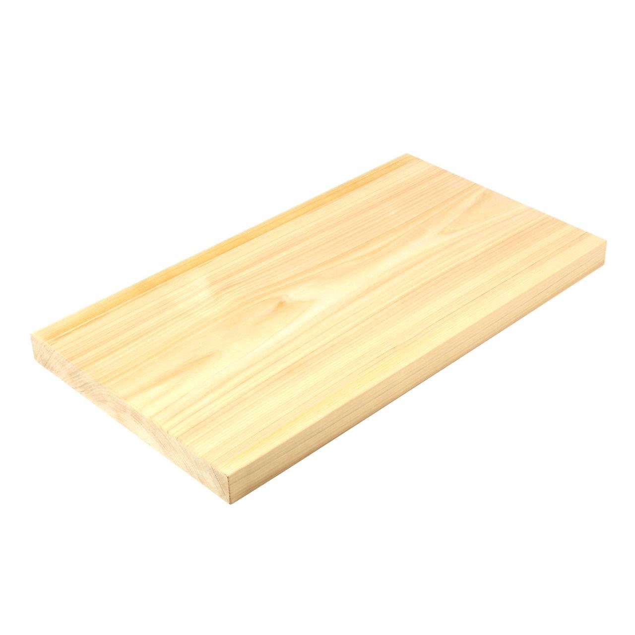 

kicoriya Solid Japanese Cypress Cutting Premium 57cm x 30cm x 3cm Board, Quality, бежевый