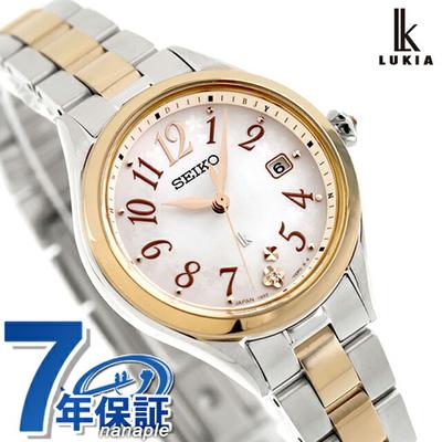 SEIKO Lukia 2025 SS Galvenā sērija Saules enerģijas LUKIA SSQW092 Radio vadāms pulkstenis, Titāns, Laboratorijā audzēti dimanti