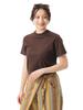 [BEAMS BOY] S/S TEE Boy Basic T-Shirt Women's BROWN 1