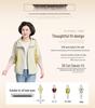 Elegant Short Windbreaker for Mid-Aged Women - Stylish Spring/Autumn Casual Outerwear