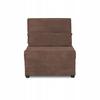Fold-out Armchair Sleeping Function KIMO Bedding Container Family Furniture Brown