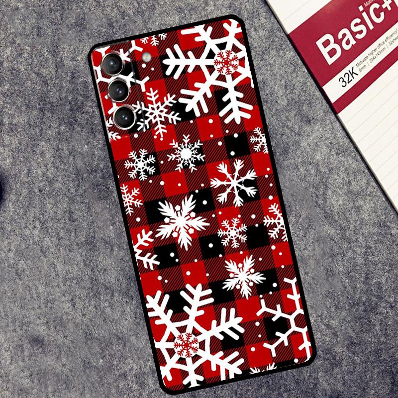 Snow Snowflake Winter Case For Samsung Galaxy S25 S26 Ultra S20 S22 S23 S24 Ultra S21 Plus S10 S25 FE Cover Coque
