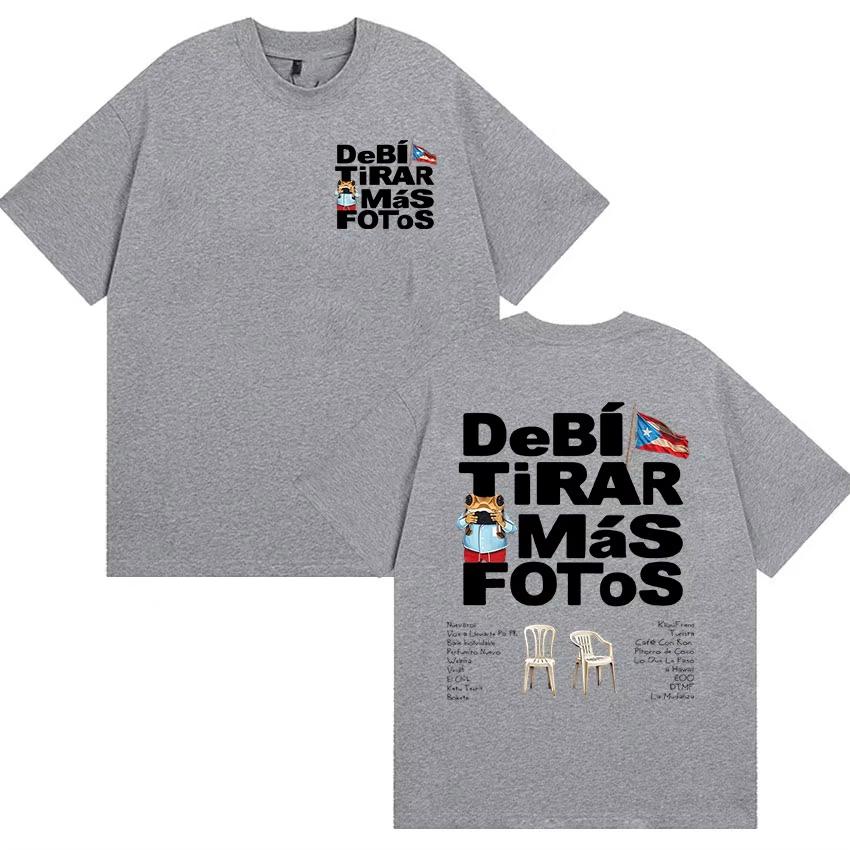 

Funny Debi Tirar Mas Fotos DTMF Print T Shirt 2026 Bad Bunny Short Sleeve TShirts Unisex Women Fashion Graphic Tshirt 4XL
