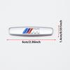 drswk4 1/2Pcs Metal Car Interior Seat Dashboard Emblem Sticker M logo for BMW M Performance E90 F30 G20 X3 X5 X7 Tuning Styling Badge