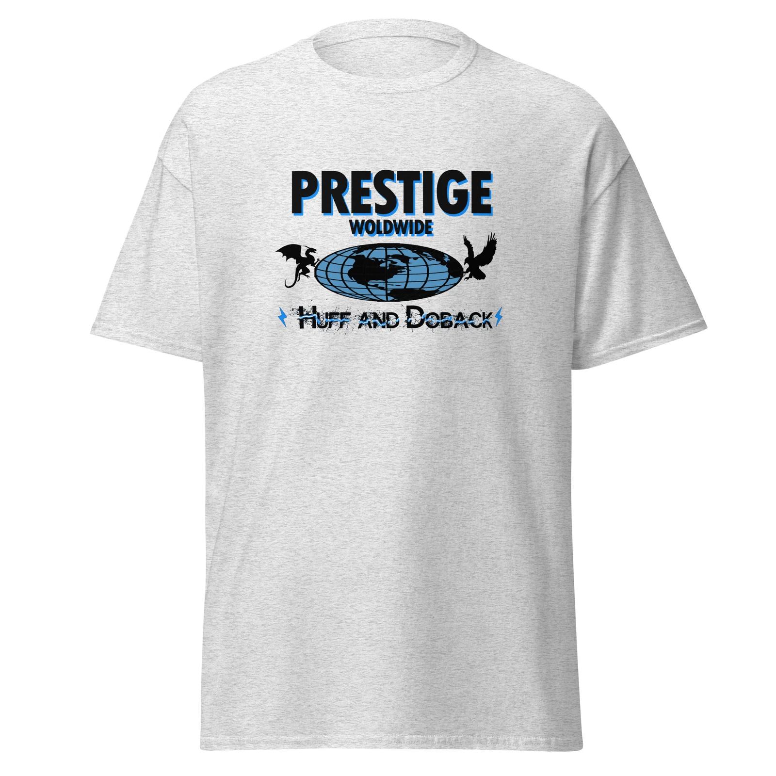 Men s and Women s T-shirts Prestige worldwide classic tee Huff and dobeck step brothers movie shirt XS