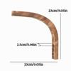 Solid Wood Hanging Flower Pot for Indoor Plants