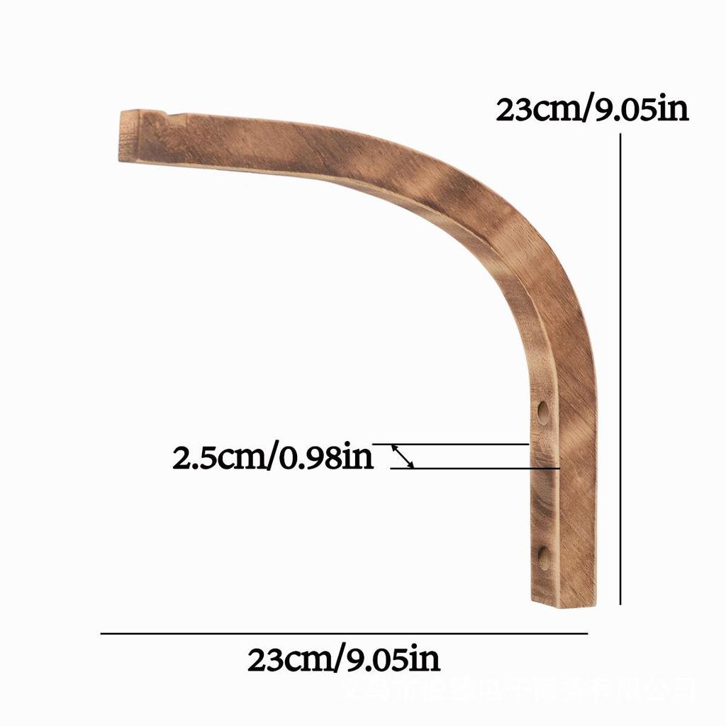 Solid Wood Hanging Flower Pot for Indoor Plants