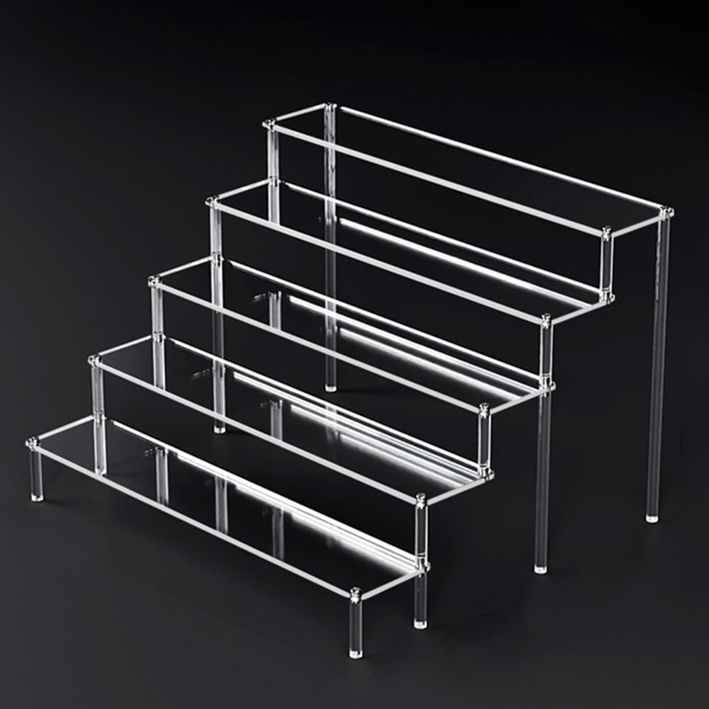 25 Layers Acrylic Display Stand Featuring Transparent Material for Perfume Figurine Jewelry and Collectible Display