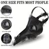 Steampunk Plague Doctor Long Nose Latex Mask for Cosplay and Masquerade