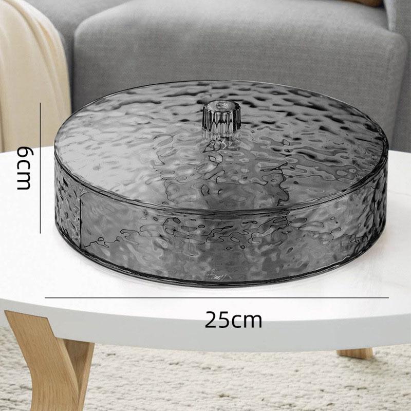 

Утолщенная многослойная ярусная фруктовница, бытовая тарелка для орехов, секционная тарелка для снеков и фруктов, коробка для хранения, конфетница чёрный