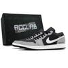 Air Jordan 1 Dämpfung Low-Top Vintage Basketballschuhe Herren Schatten Grau 553558-165(Team349--)
