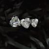New Luxury Love Connected Ring For Women  Stamp Super Flash Zirconia Ring Party Birthday Wedding Jewelry Gift