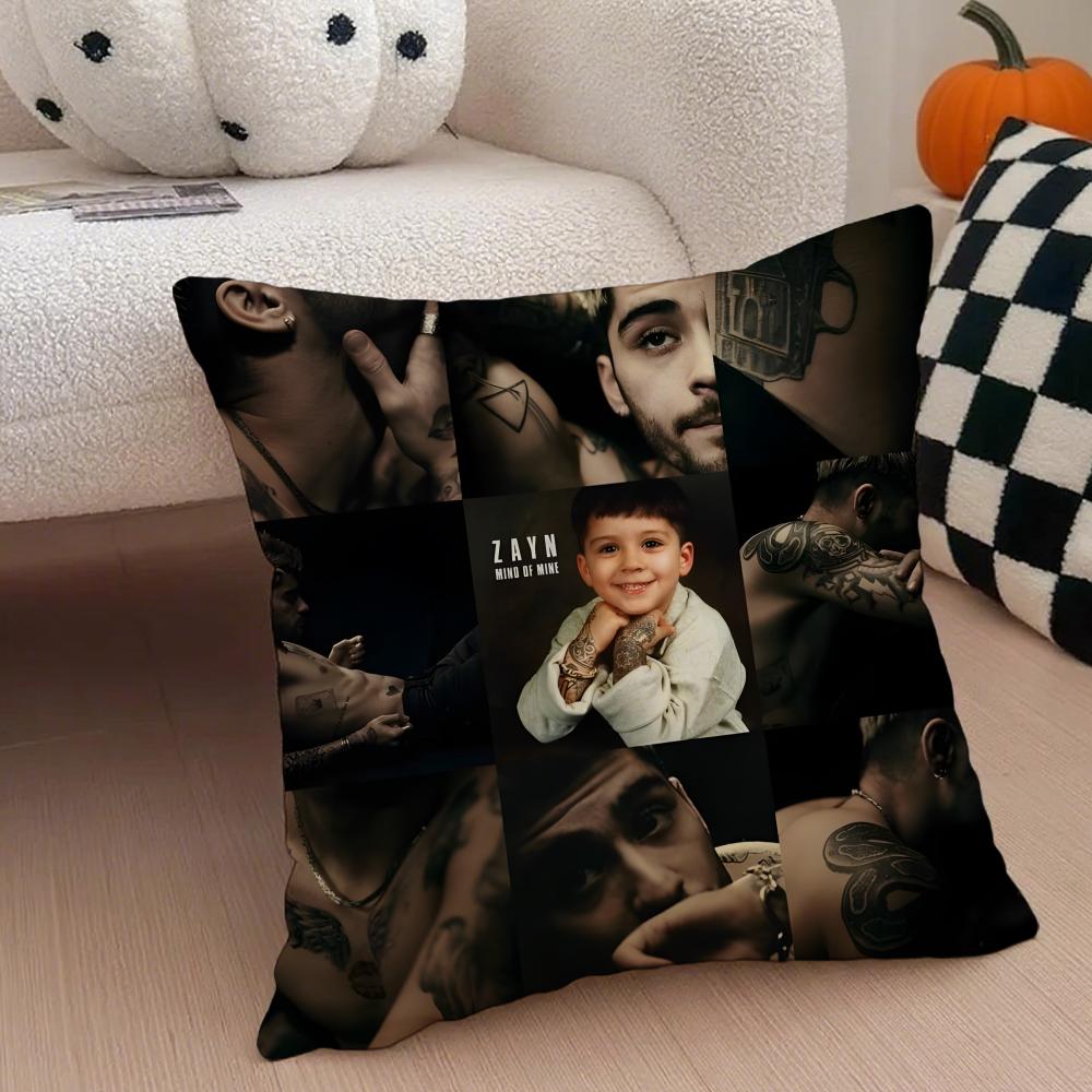 Sänger Z-Zayn Malik Kissenbezug Leinen Kissenhülle Weich Atmungsaktiv Schutz Dekoration für Sofa Raum
