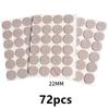72pcs Self Adhesive Felt Chair Leg Pads Wood Floor Protectors Furniture Legs Table Leg Covers Round Bottom Anti-Slip Pads Set