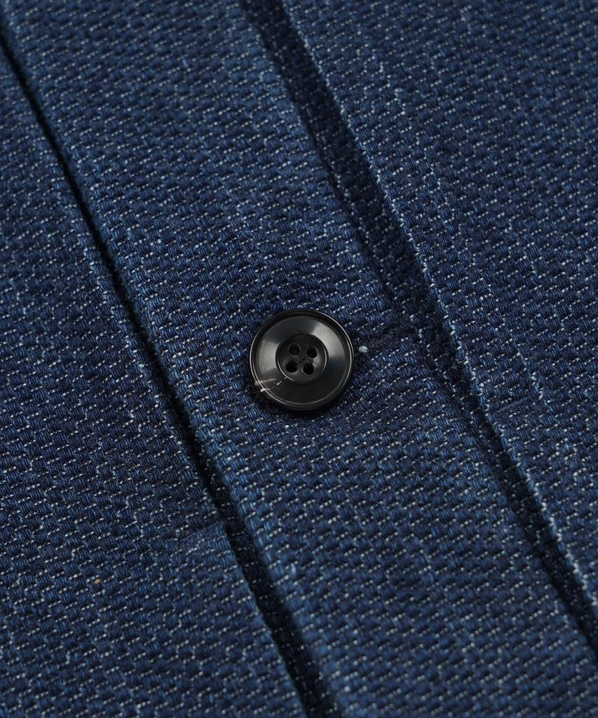 FRIZMWORKS Sashiko Denim Trucker Jacket _ Indigo