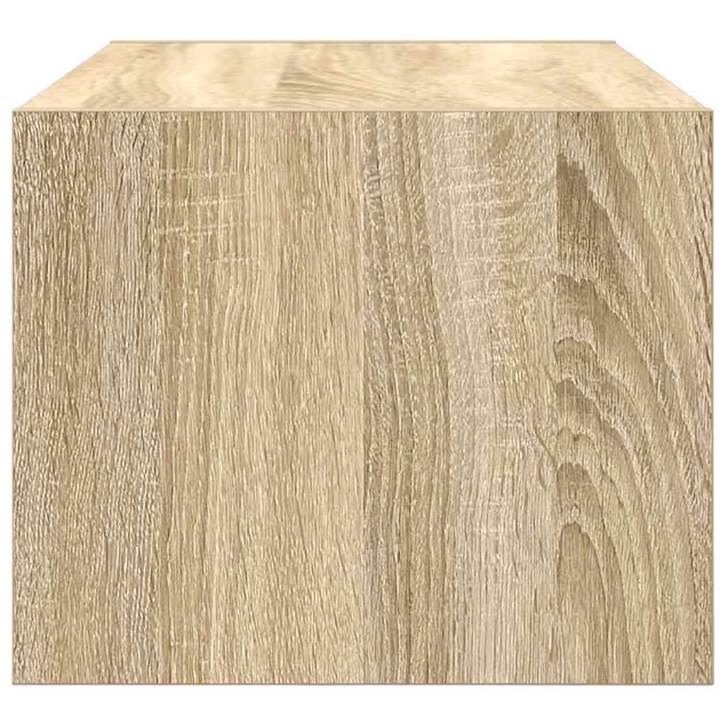 TV Cabinet in Sonoma Oak 60 x 31 x 25.5 cm Particleboard