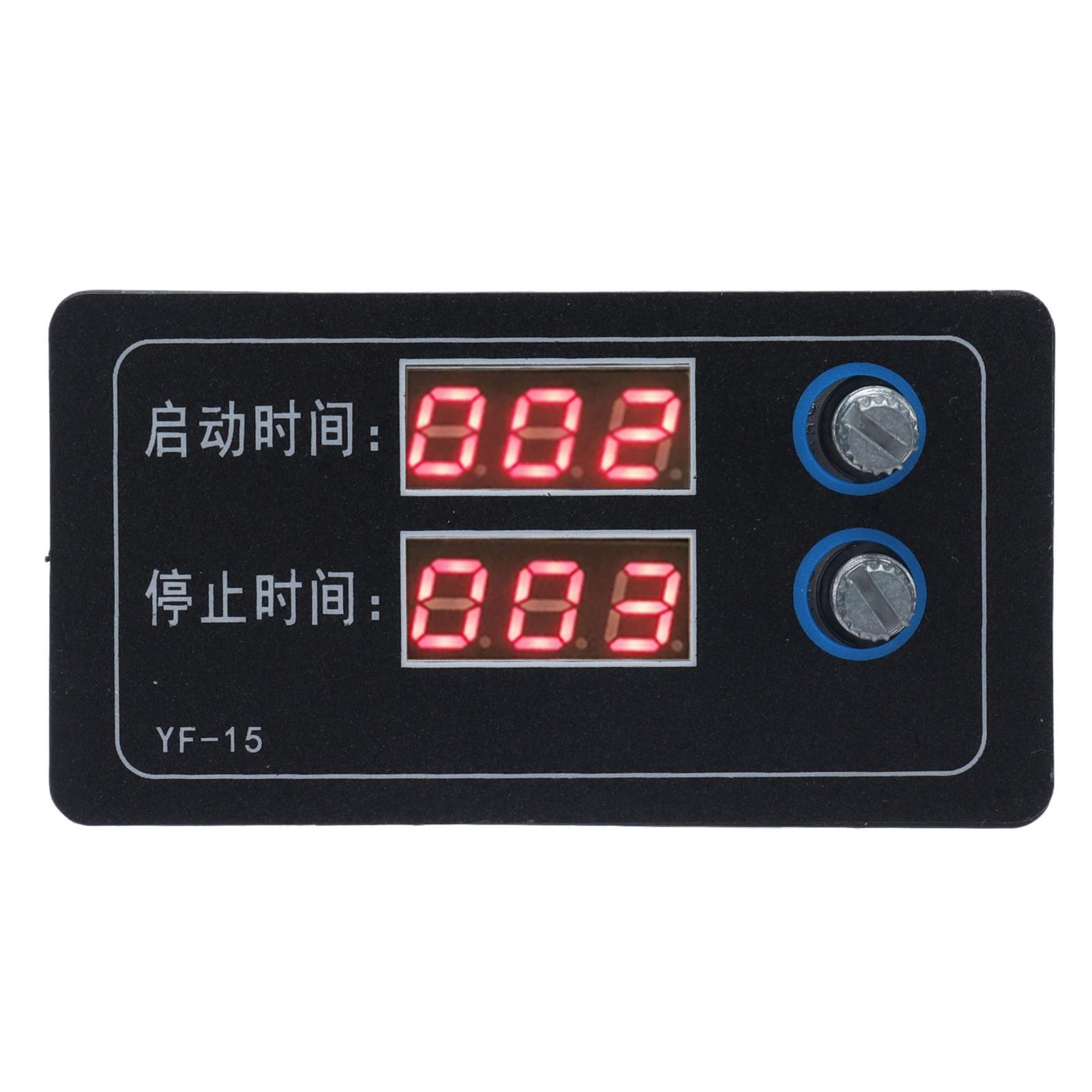 

YF15 Цифровий таймер затримки Перемикач Модуль контролера двигуна зі світлодіодним дисплеєм для генератора