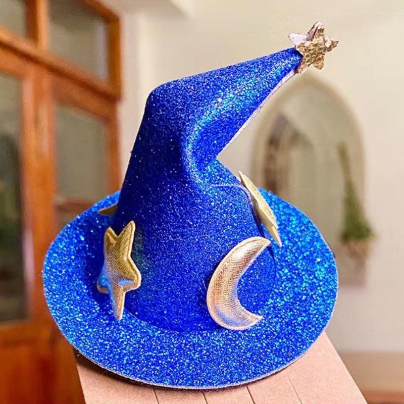 Заколки для волос в форме шляпы ведьмы на Хэллоуин Креативная шпилька для волос — фото 5