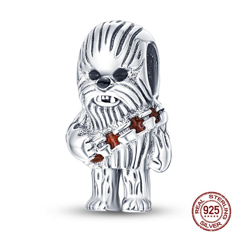 Marvel Disney Snow White Tree Elf Mickey 925 Silver Charms for DIY Jewelry Making Women Gift Bracelet