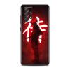 Case For Samsung Galaxy A72 A52 A53 A71 A91 A51 A42 A41 Note 20 Ultra 8 9 10 Plus Cover Red Sun Japanese Samurai Demon Art Anime