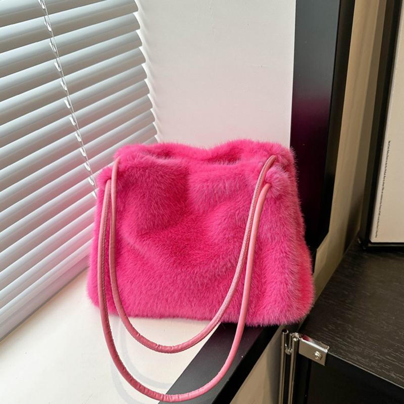 

Милая сумка-тоут для женщин, пушистые сумки, женственная сумка через плечо, пушистые сумки