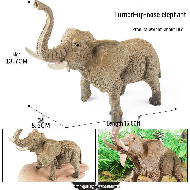 Cross-Border Animal Toy Set: Sheep, Cow, Horse, Donkey, Goat, Poultry Plastic Models
