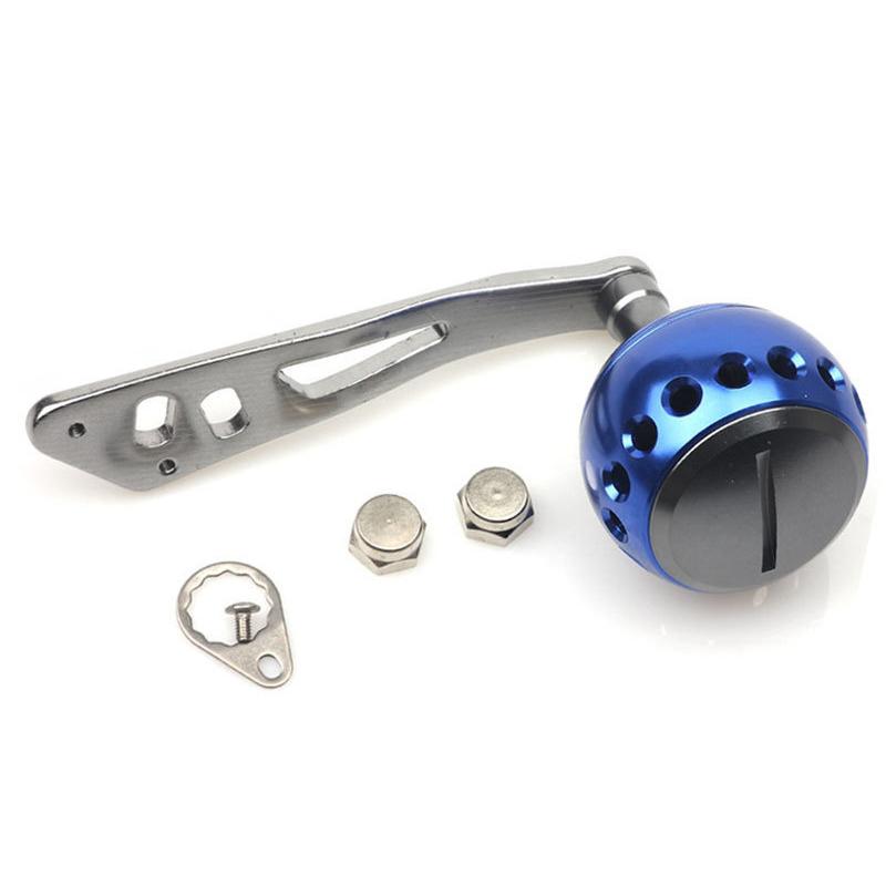 Aluminum Alloy Single Fishing Reel Handle Joystick Rotating Fishing Tool Durable Multi-Color Fishing Accessories