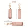 Neck Nurse Pen Clip Portable Keychain Compact Leather Pen Holder Office Pen Storage Clip