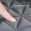 3D Fabric Car Seat Cushion Set - Breathable, Non-Slip, All Seasons, Suspended Style, Square Design.