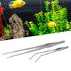 Fish   Aquarium Water Plants Planting Clip Stainless Steel Tweezers Cultivate Tool