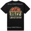 Gevestigd 1972 Limited Edition 54 Jaar Oud 54e Verjaardag T-shirt Katoen Unisex Topjes Mode Unisex Casual Mannen Vaderdagen T-shirt