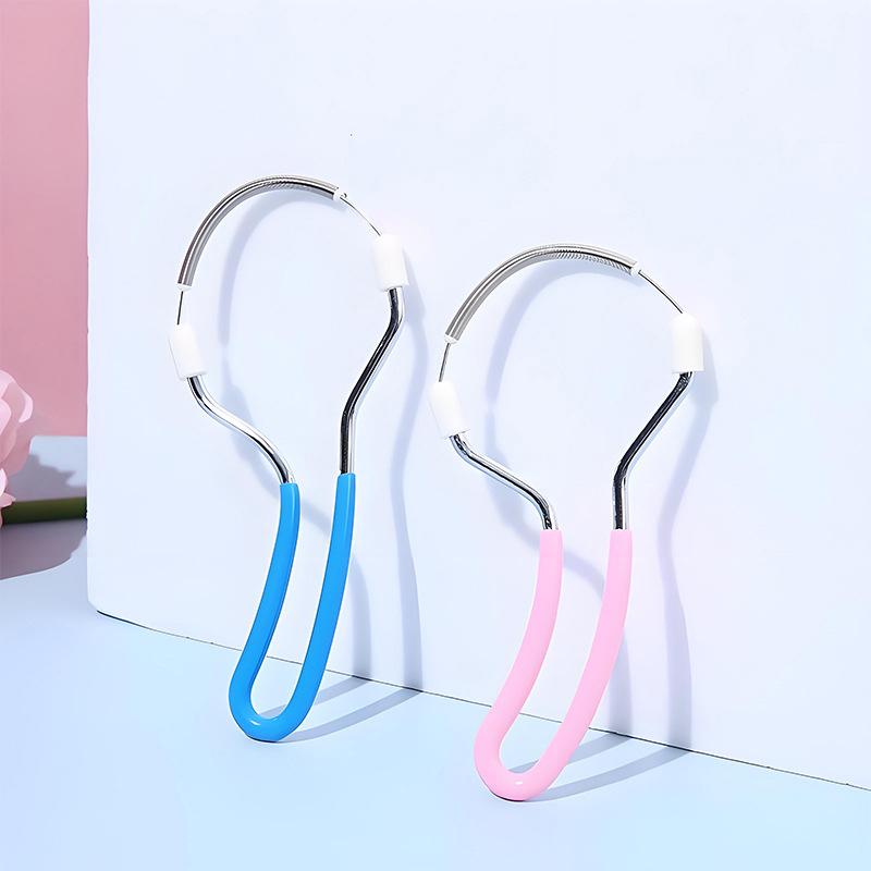 Portable Manual Hair Remover Lip Shaver Facial Cleaning Tool with Fat Roller Massager Women's Beauty Care Kit