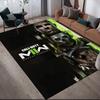 COD Flannel Printed Carpet, Home Sofa Decoration for Living Room & Bedroom, Non‑Slip Play Flannel Floor Mat for Game Room