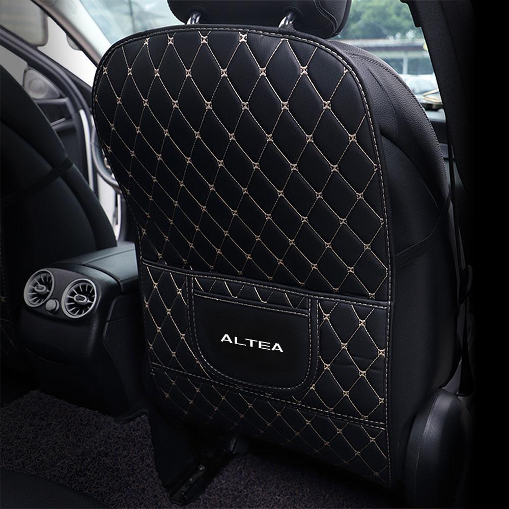 1PCS Car Seat Back Anti Kick Pad Protector For Seat Leon Ibiza Ateca Arona Cordoba Toledo Altea Alhambra Arosa Exeo Mii Tarraco