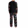 Herr Halloween Pyjamas Set Långärmad Rund Hals Casual Bekväma Sovkläder
