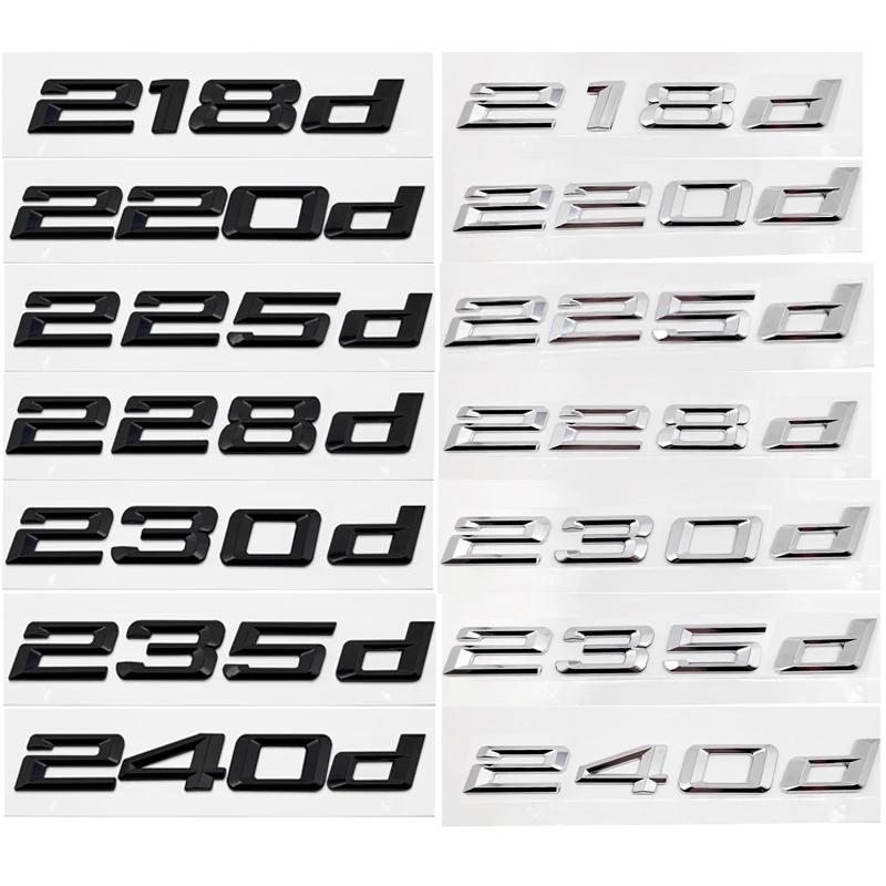 ABS Adesivo Emblema Logo Lettere Baule Posteriore Auto Per BMW Serie 2 216d 218d 220d 225d 228d 230d 235d 240d F22 F23 F45 F46