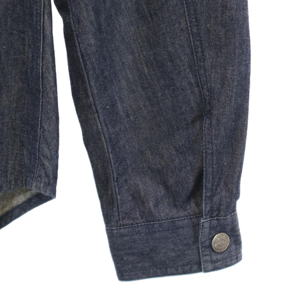 ARMANI JEANS made in Italy Long sleeve Chambray shirt 38 Indigo Women Used