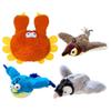4Pcs Flapping Bird Cat Toy for Indoor, Touch Activated Interactive Cat Toys wtih Flapping Wings & Lively Chirping, Rechargeable