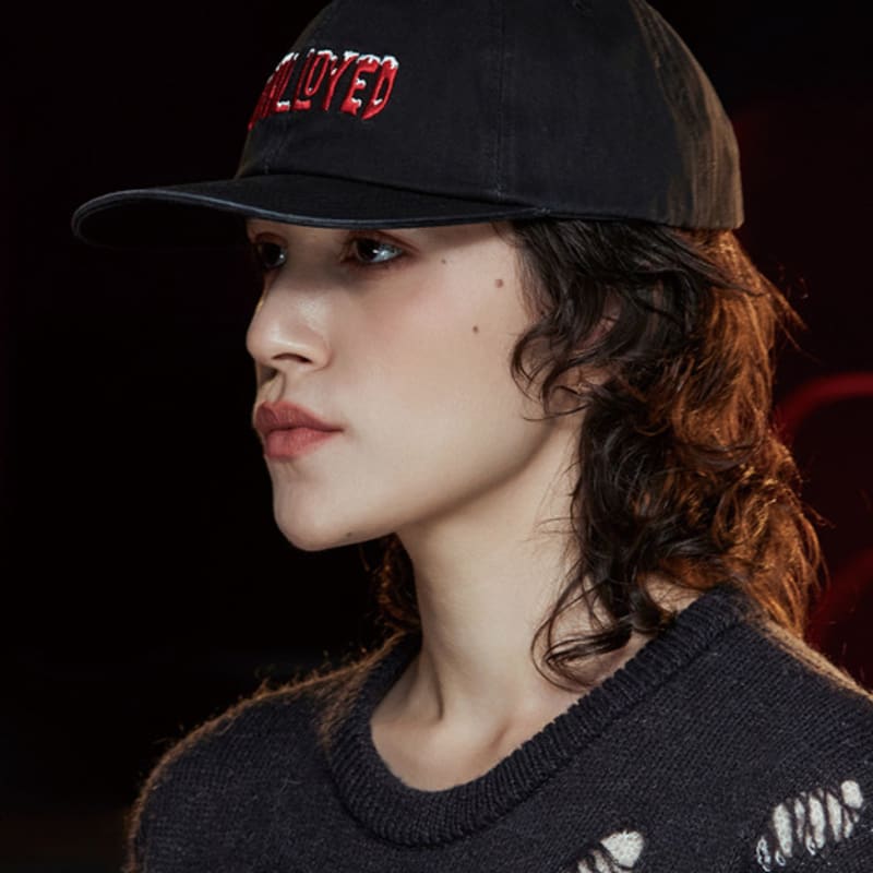 UNALLOYED SNOW LOGO CAP / BLACK