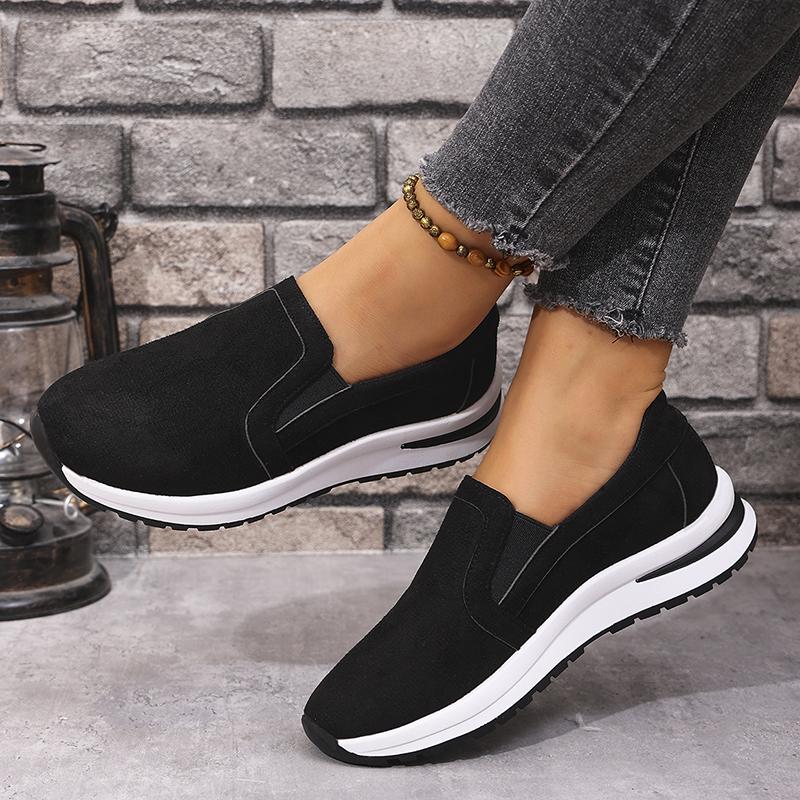 Fashion Casual Slip On Platform Sneakers for Women Lightweight Breathable Walking Shoes Woman Comfort Thick Sole Non Slip Sports Shoes