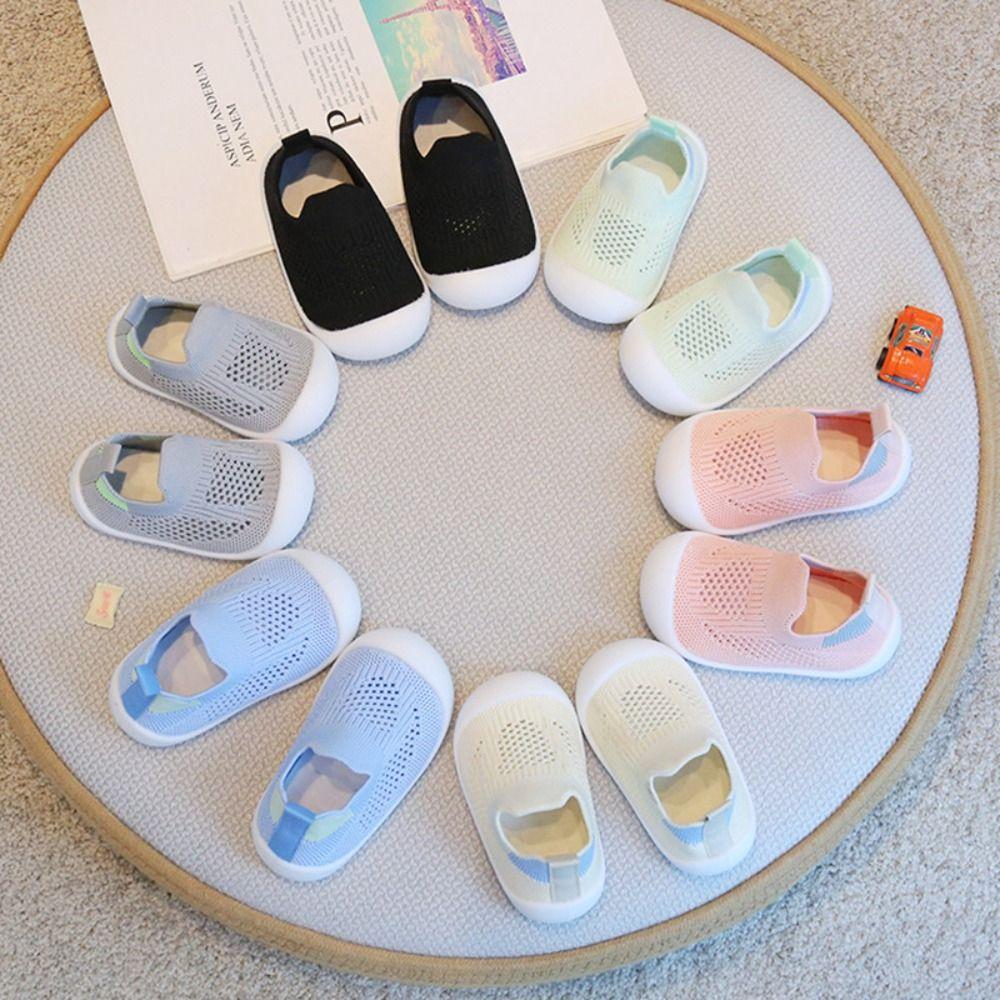 Soft Sole Baby Socks Shoes Anti Slip First Walking Shoes Infant Toddler Slipper Sneaker  Boys Girls
