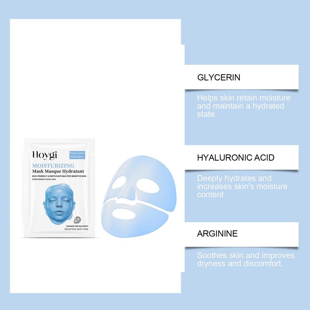 Hydrating Glow Face Mask (Box Packed), Moisturizes & Softens Dry Skin, Refreshing & Radiant Facial Care