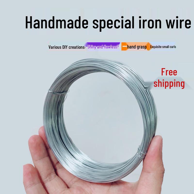 Iron Wire Handmade Silk Thread for Floral Art & Soft Clay Sculpture - DIY Binding Wire for Flowers