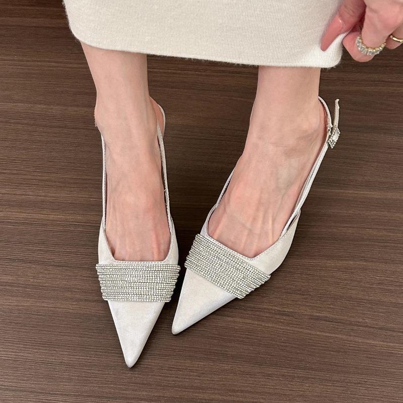 

Fashion Low Heels Real Slingbacks Shoes Women Square Toe Pumps Thick Heel Shoes Brand Design Lady Footwear Plus Size 42 35 чёрный