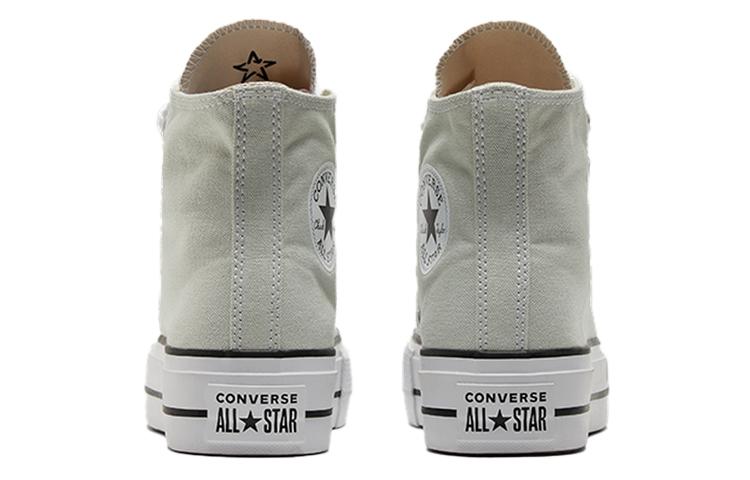Women's Sneakers Converse Wmns Chuck Taylor All Star Lift Platform High 'Light Silver'