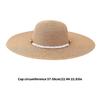 Adjustable Paper Straw Sun Hat For Women Featuring Pearls Accents Breathable Lightweight Design Summer Travel Gardening