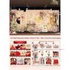 High-End Chinese-Style Engagement Banquet Decoration Set with Themed Background Wall