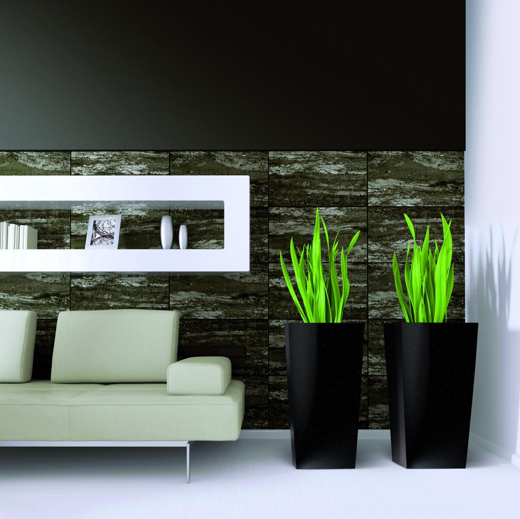 URBI DURS400 Tall Flowerpot with Insert | White