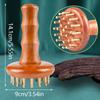 29-Tooth Solid Brass Meridian Brush Craftsmanship Wooden Handle Massager Brush Multipurpose Beauty & Body Shaping Massage Tool